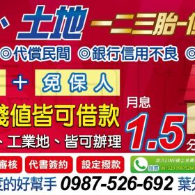 房屋 土地 一二胎借款 轉貸 降息