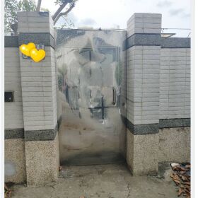 清品 QinPin｜門窗・窗簾・居家修繕 |鋁框格柵門 . 鋁合金格柵門（帶木紋飾條）